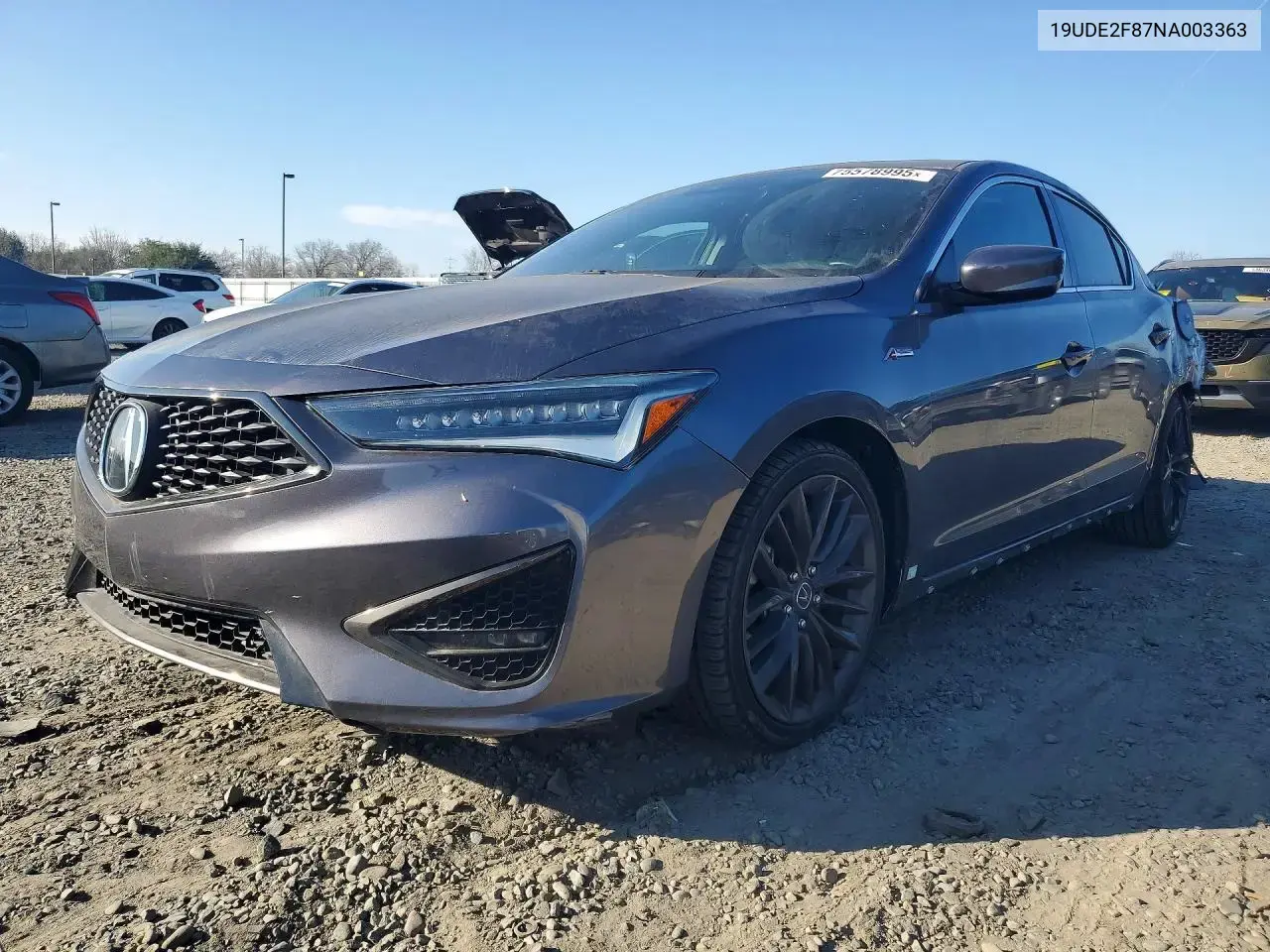 2022 Acura ILX Premium A-Spec