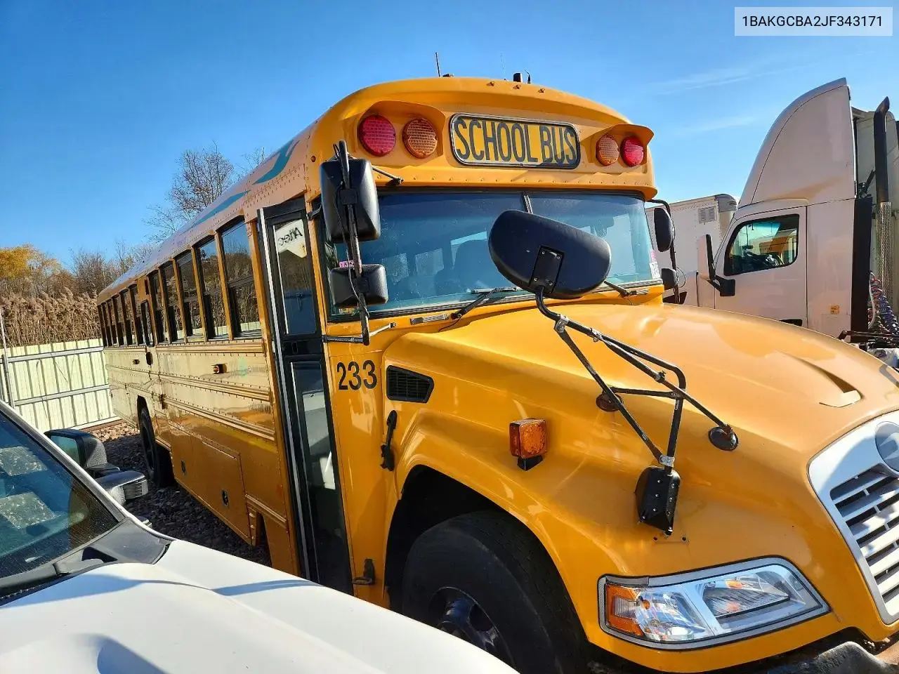 2018 Blue Bird School Bus / Transit Bus