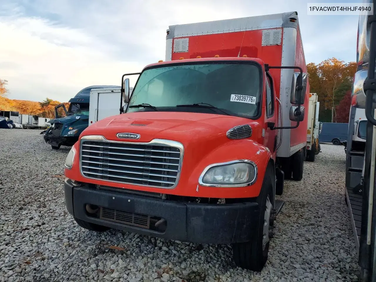 2017 Freightliner Business Class M2 Box Truck