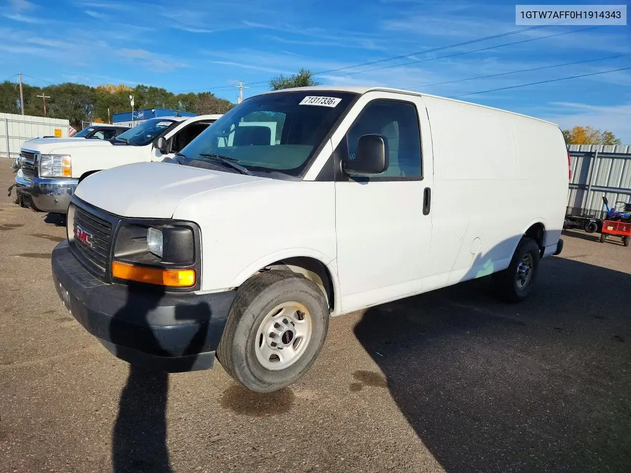 2017 GMC Savana 2500 Cargo Delivery Van