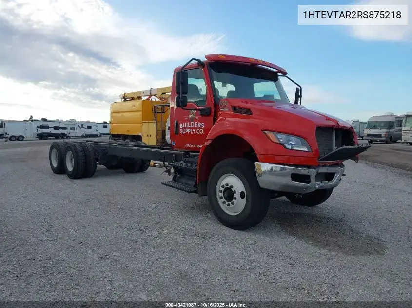 2024 International Mv607 Truck Cab And Chassis