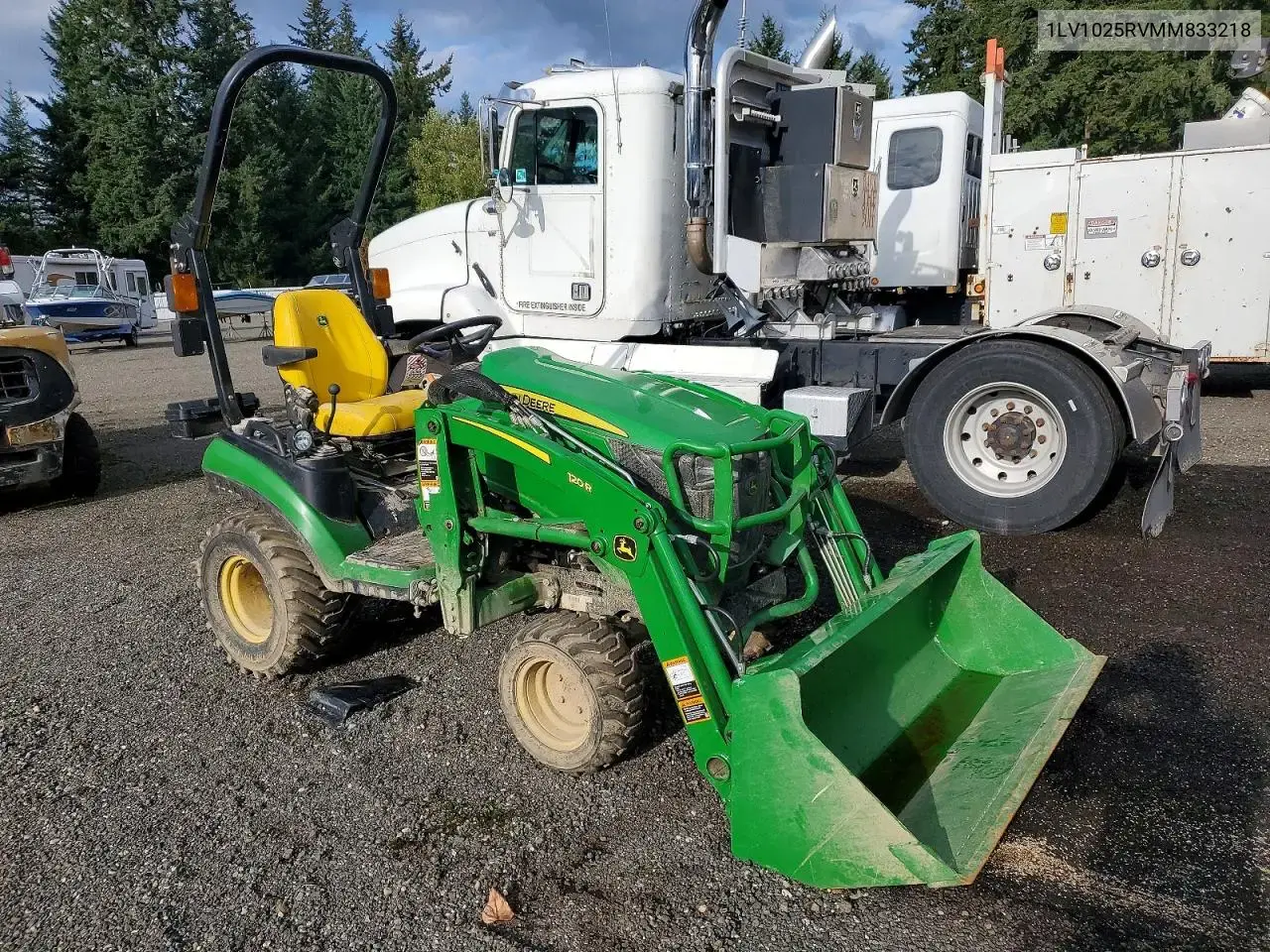 2021 John Deere 120r Tractor