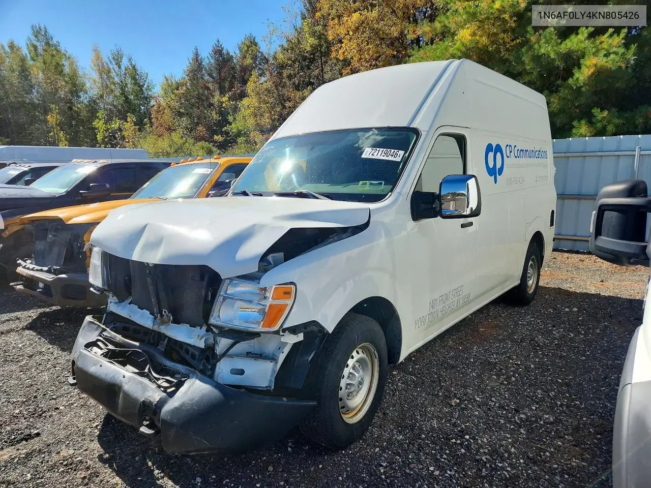 2019 Nissan Nv2500 High Roof Delivery Van