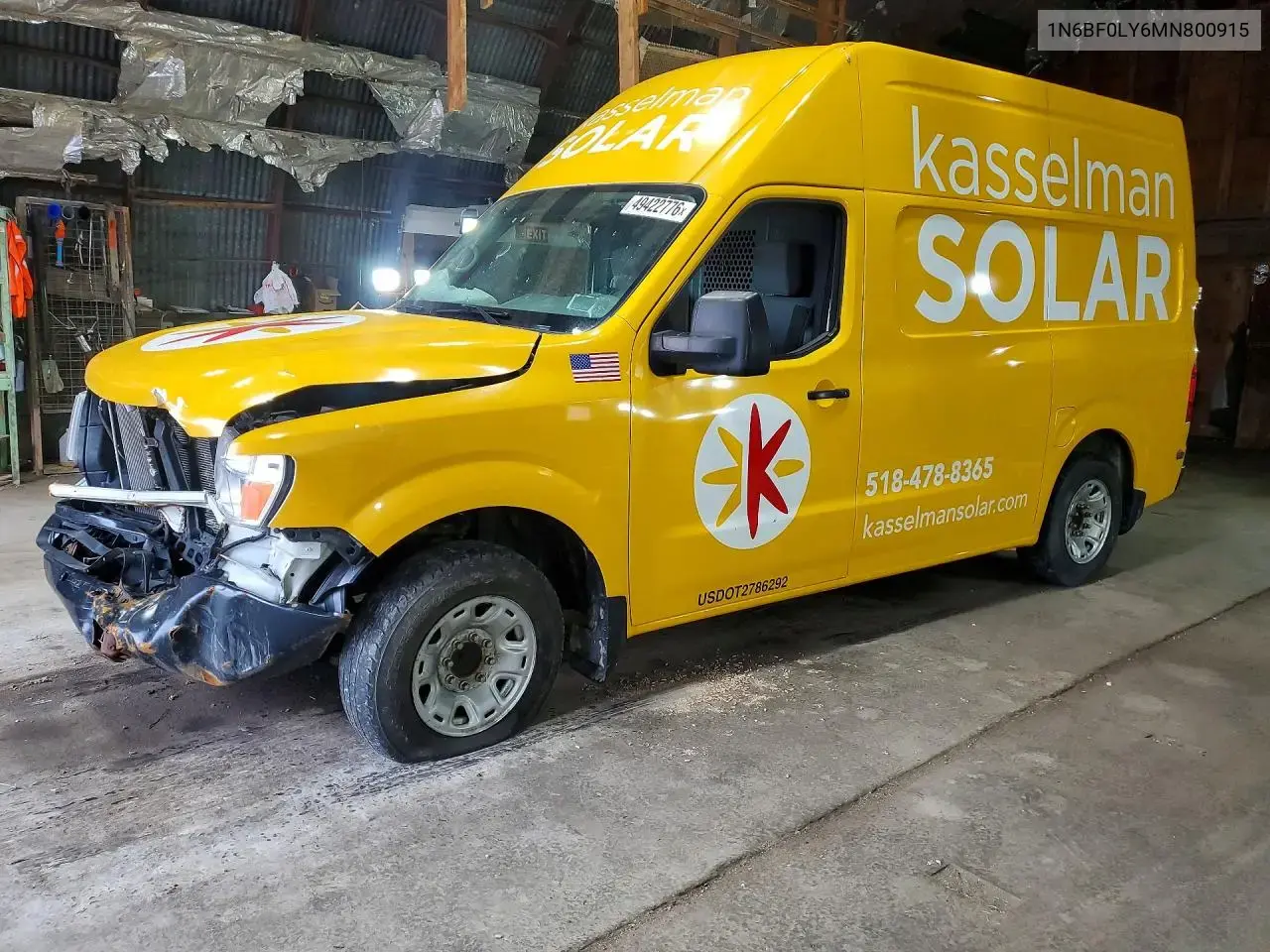 2021 Nissan Nv 2500 HD SV