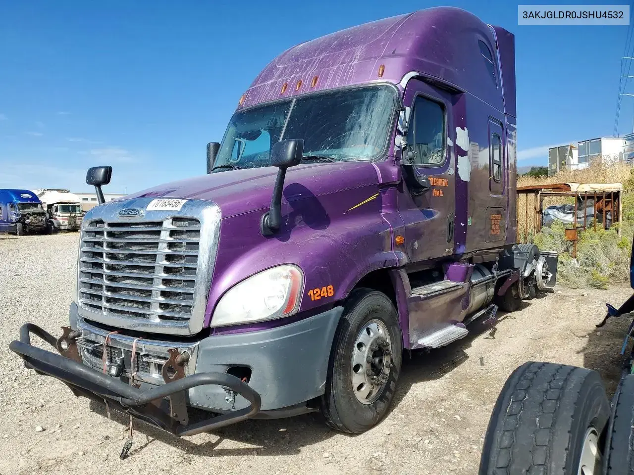 2018 Freightliner Cascadia Semi Truck