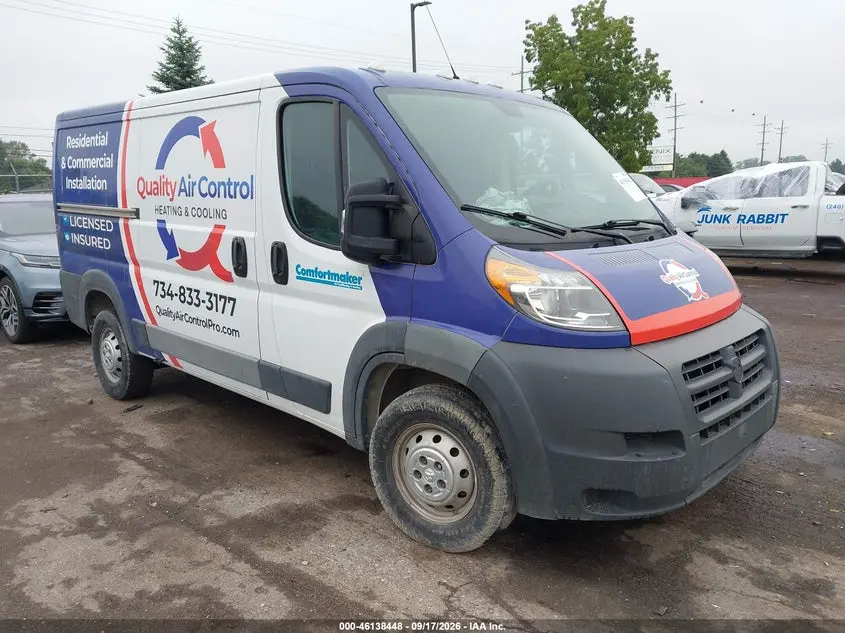 2016 Ram Promaster 1500 Low Roof