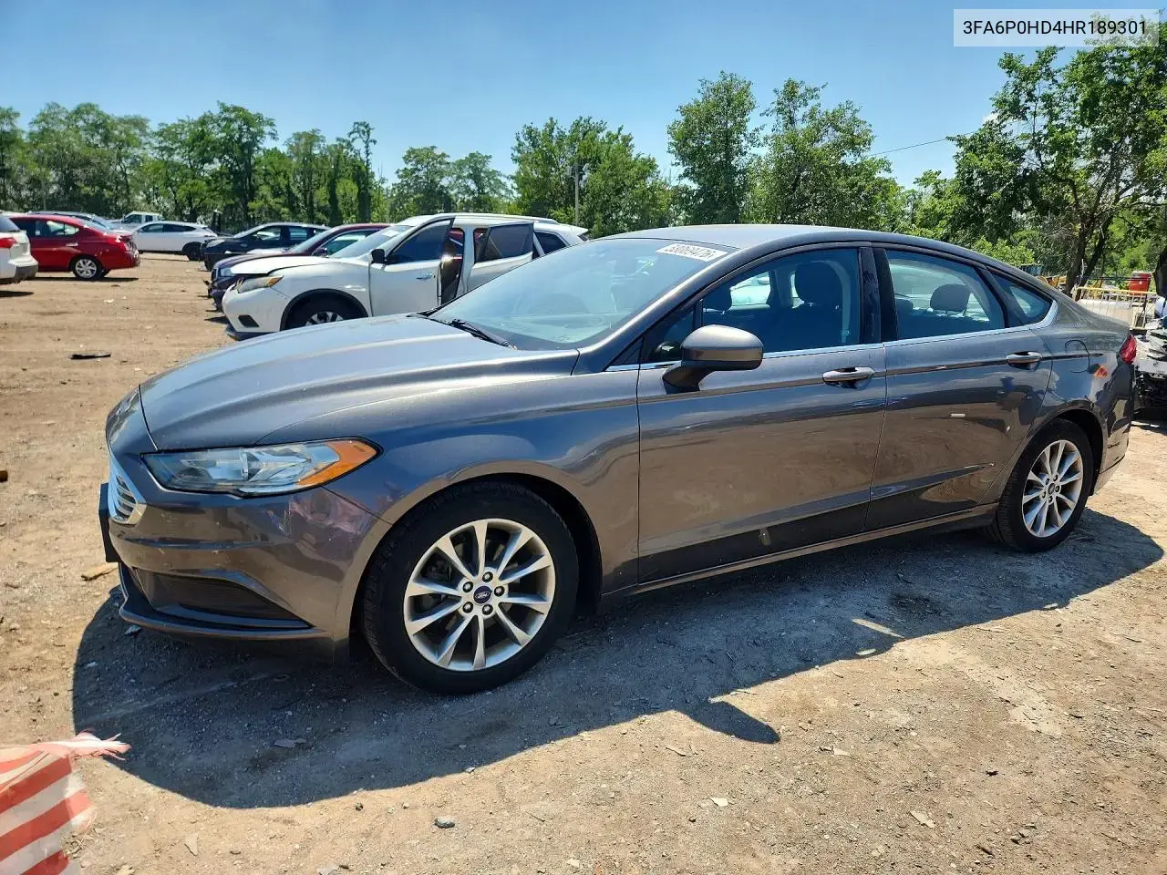 2017 Ford Fusion SE
