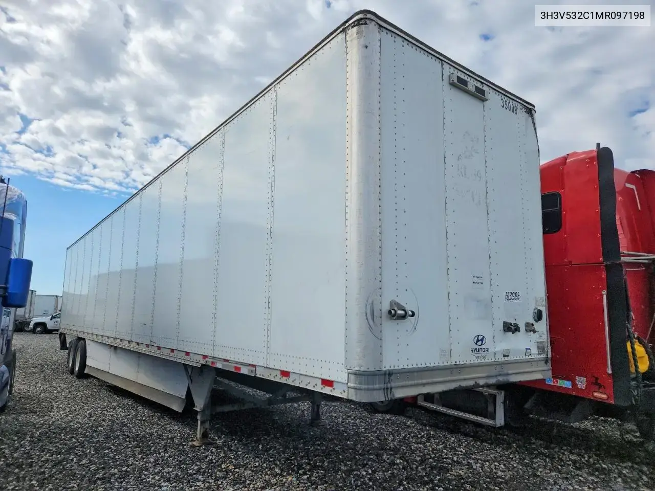 2021 Hyundai Translead Vc2539152-Ajs Dry Van Trailer