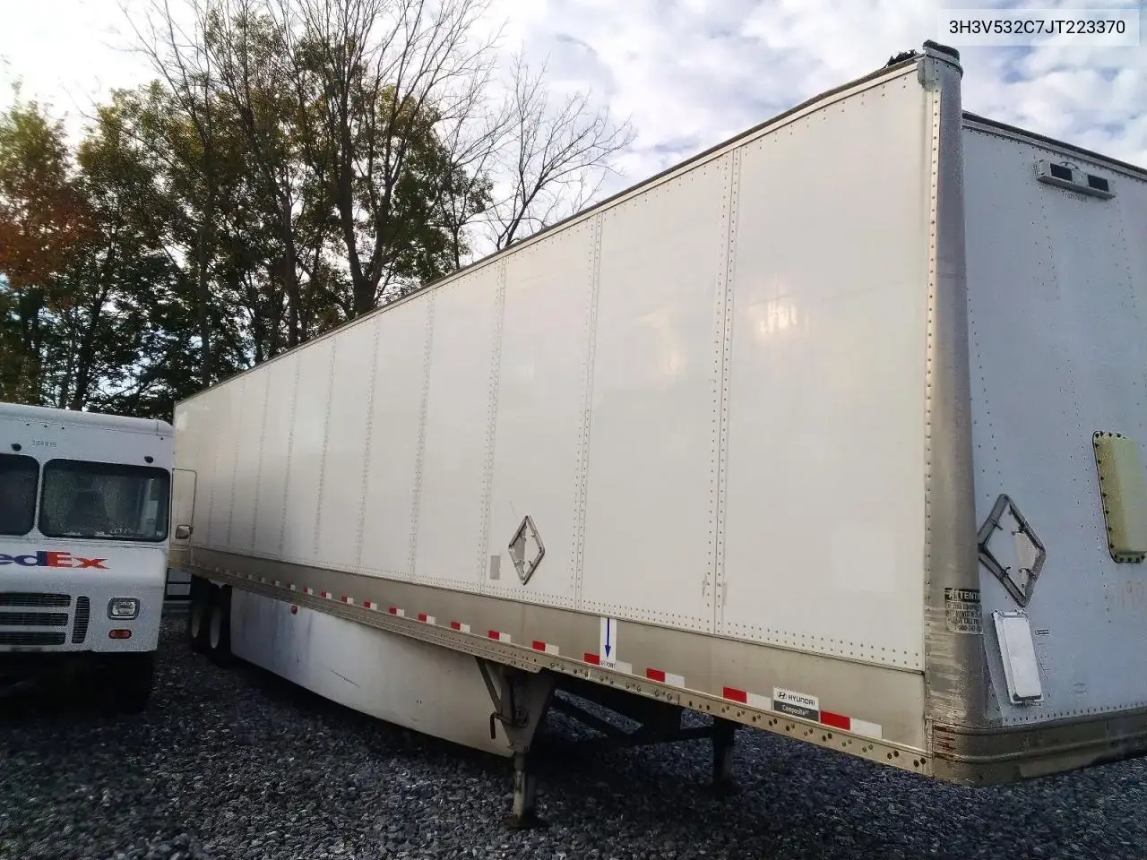 2018 Hyundai Translead Vc2530152-Js Dry Van Trailer