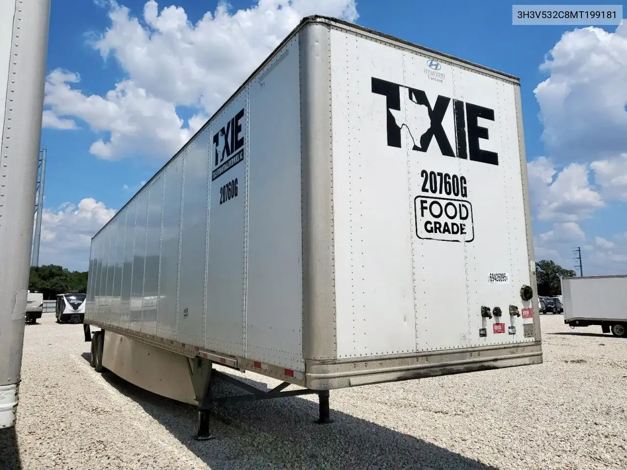 2021 Hyundai Translead Vc2530152-Ajs Dry Van Trailer
