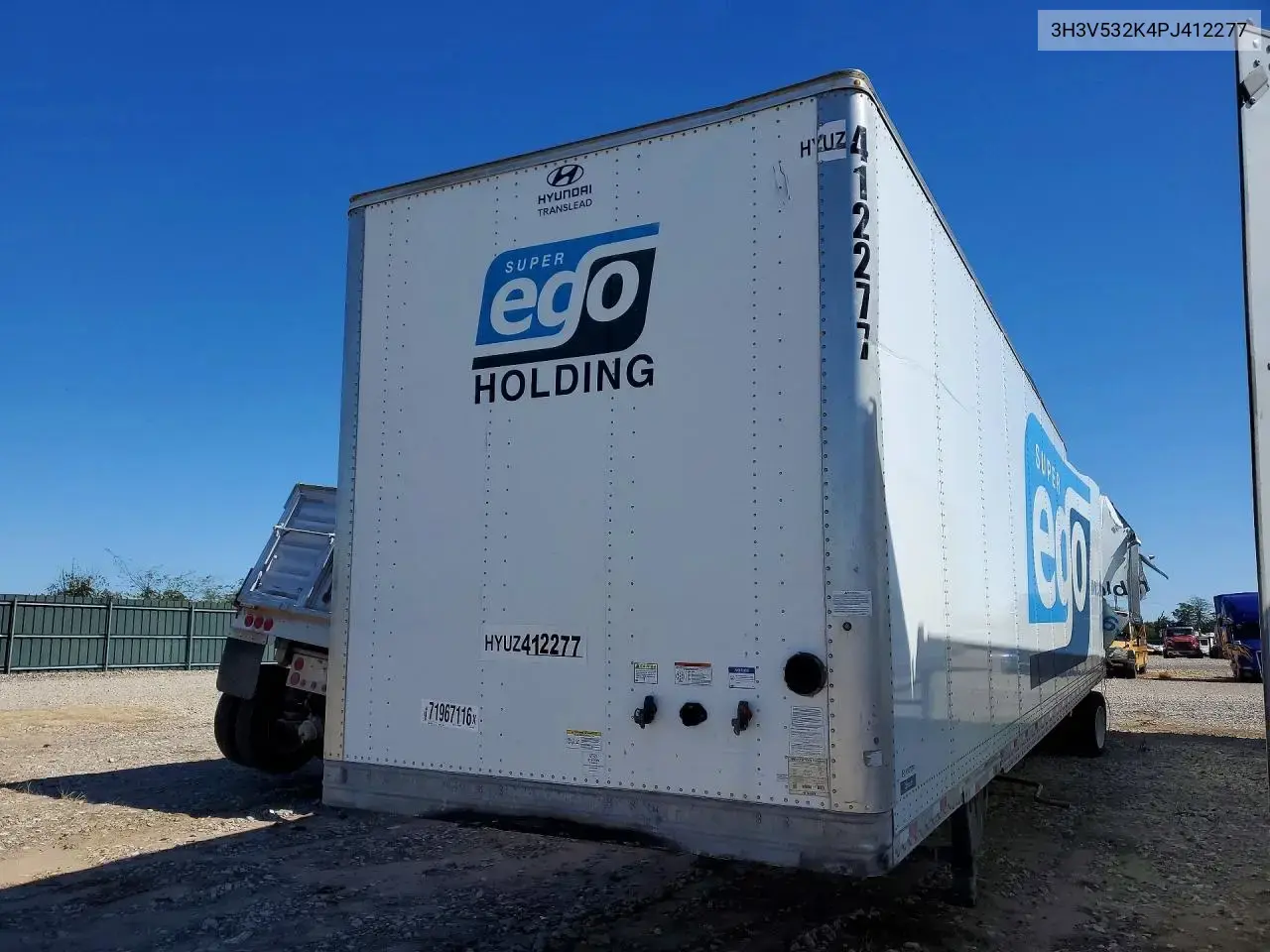 2023 Hyundai Translead Vc2530152-Ajs Dry Van Trailer