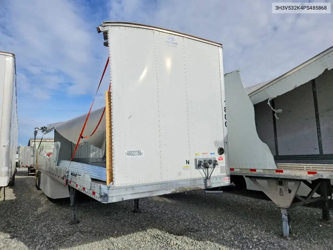 2023 Hyundai Translead Vc2530152-Ajs Dry Van Trailer