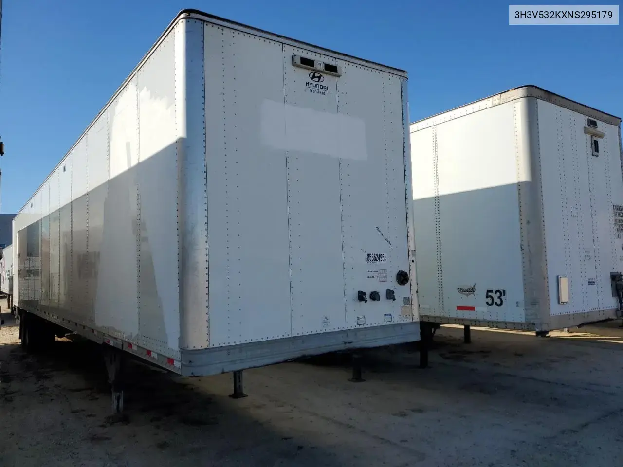 2022 Hyundai Translead Vc2530152-Ajs Dry Van Trailer
