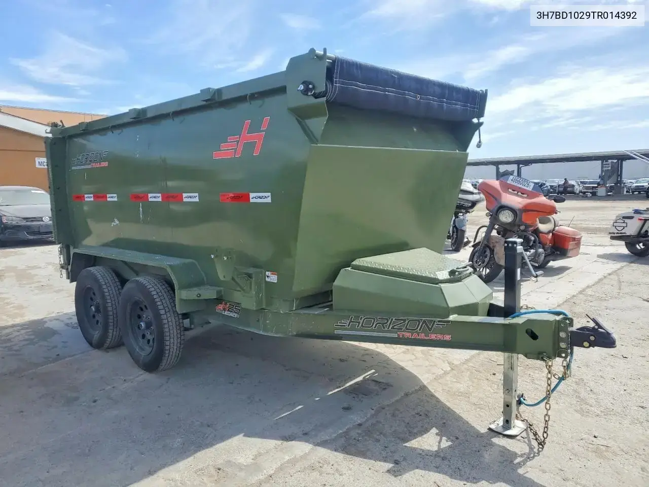 2026 Horizon Hz5 10'X60"X4'Bp 3.5K Dump Trailer