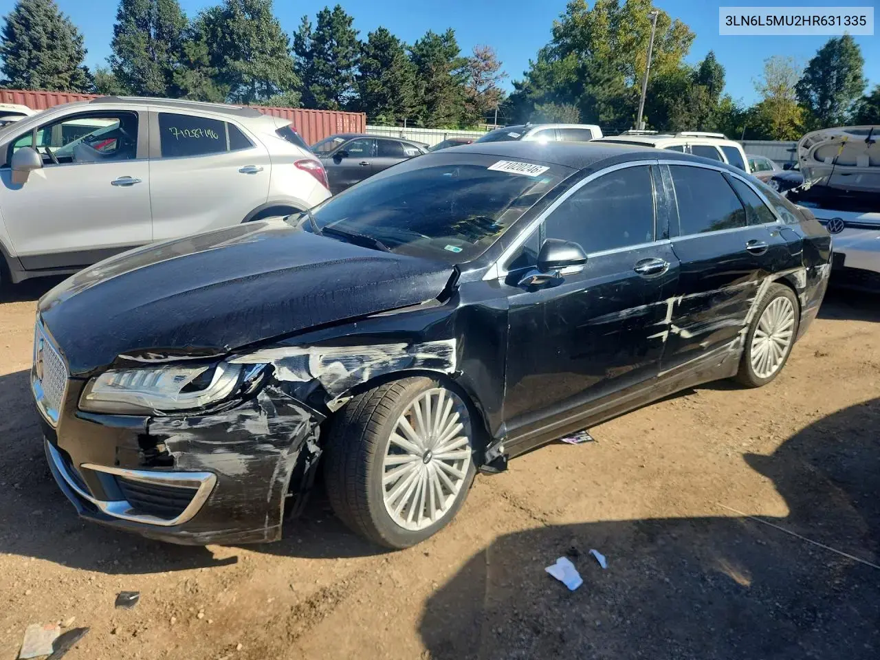 2017 Lincoln Mkz Hybrid Reserve