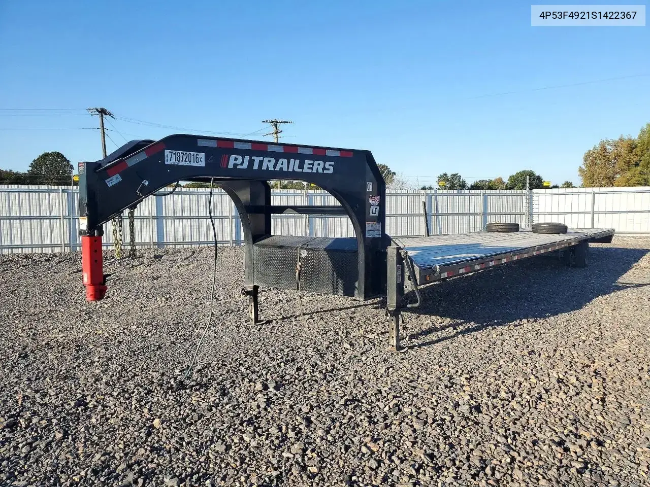 2025 Pj Ls40 Flatbed Trailer