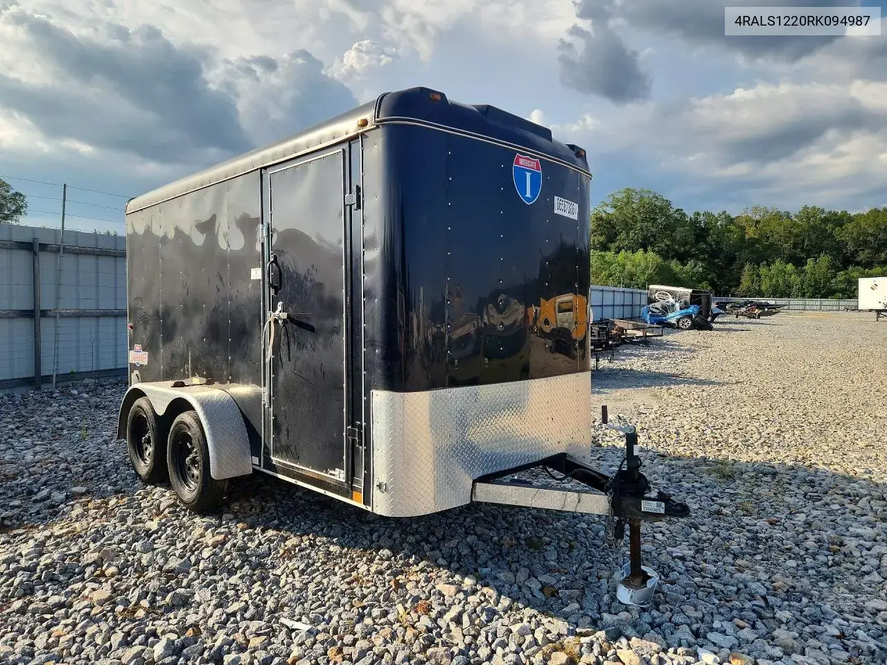 2024 Interstate Ilrd612Ta2 Enclosed Cargo Trailer