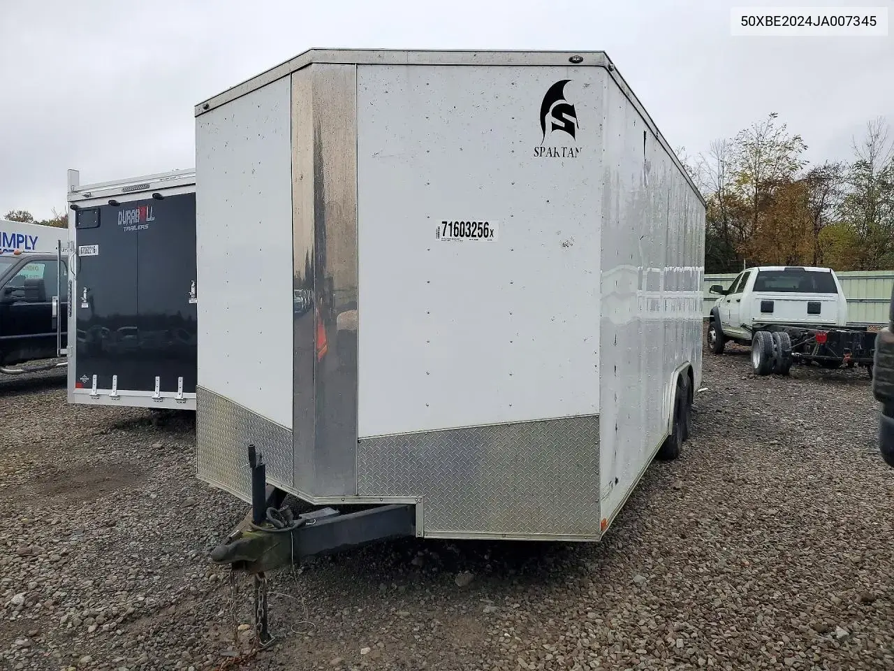 2018 Spartan Cargo Sp8.5X20Ta Enclosed Cargo Trailer