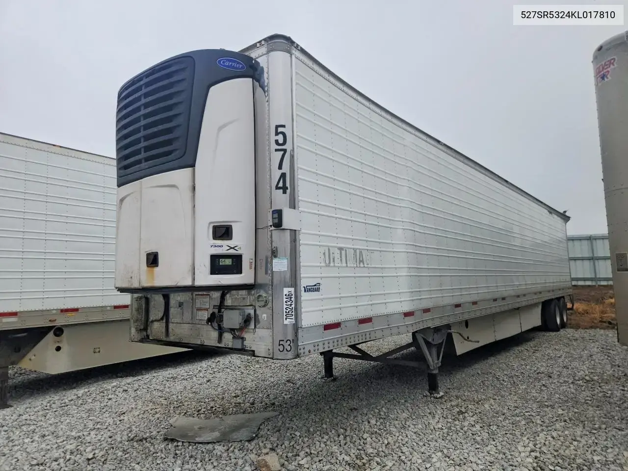 2019 Cimc 1Rbr5305 Refrigerated Van Trailer