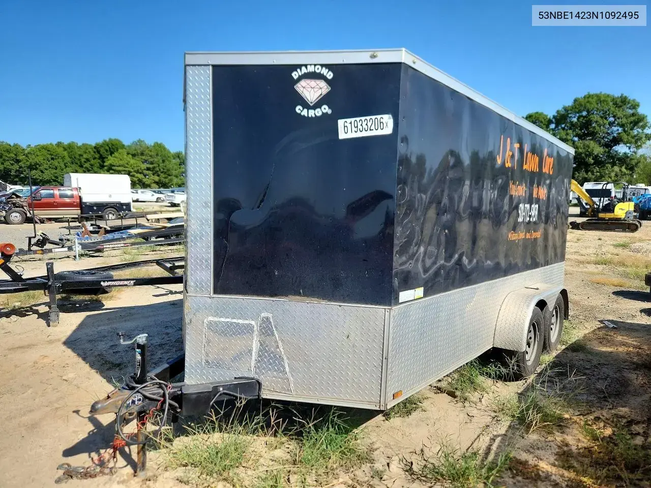 2021 Diamond Cargo 7X14Ta Enclosed Cargo Trailer
