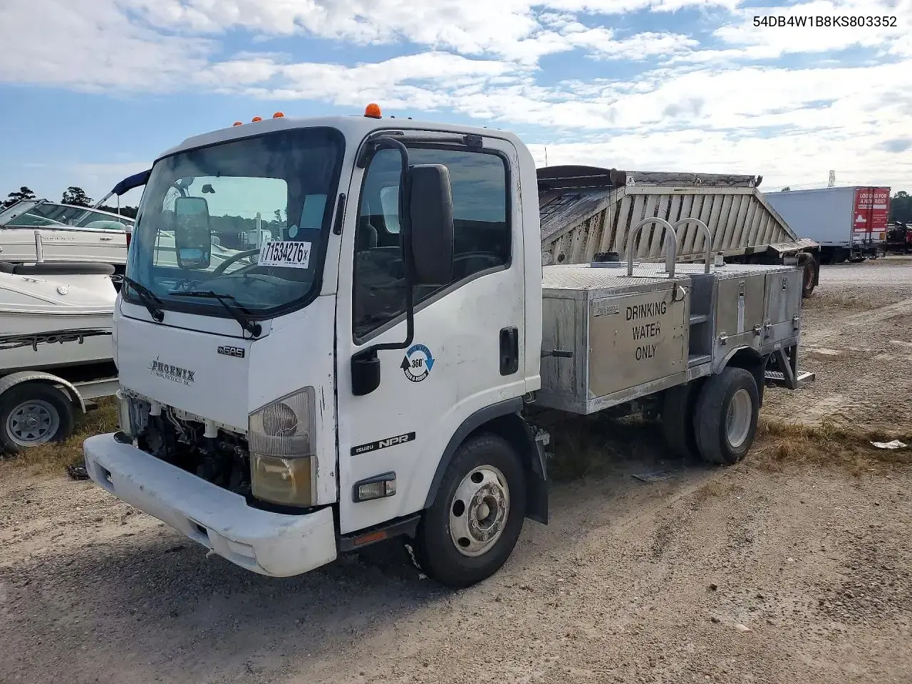 2019 Isuzu Npr Water Truck