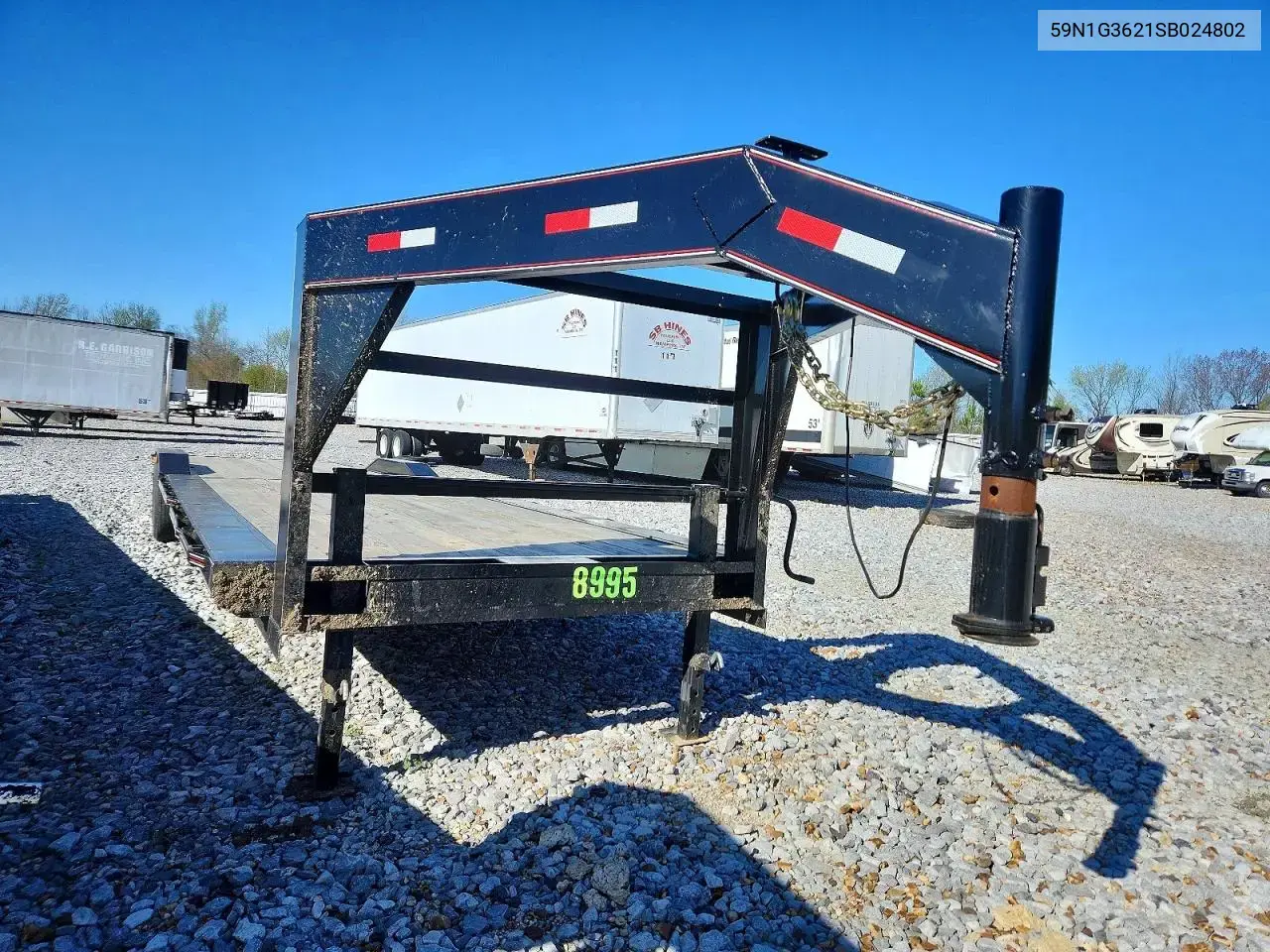 2025 Triple R 7X34+2 Gooseneck 2-7K Equipment Trailer