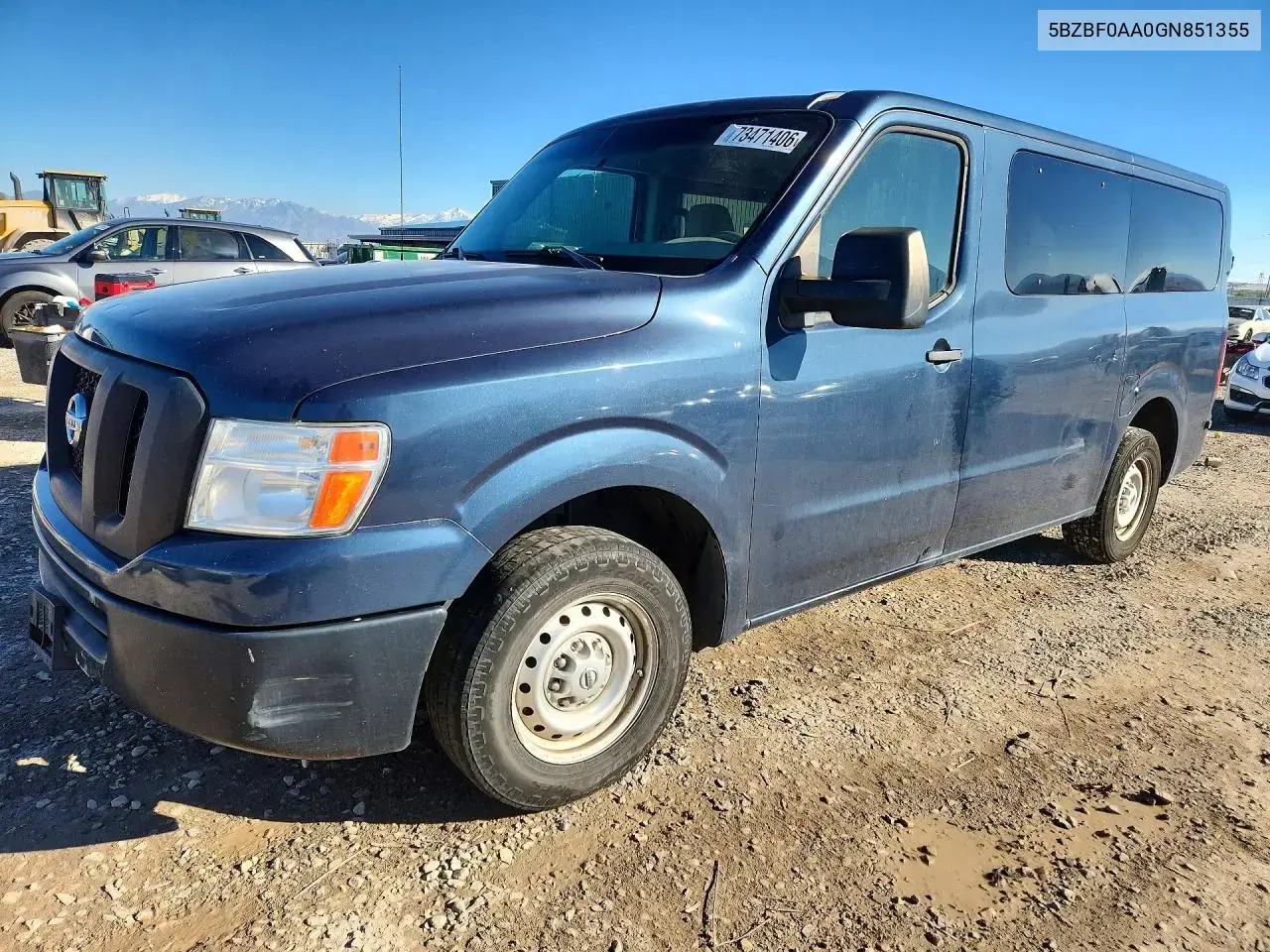 2016 Nissan Nv 3500 HD S
