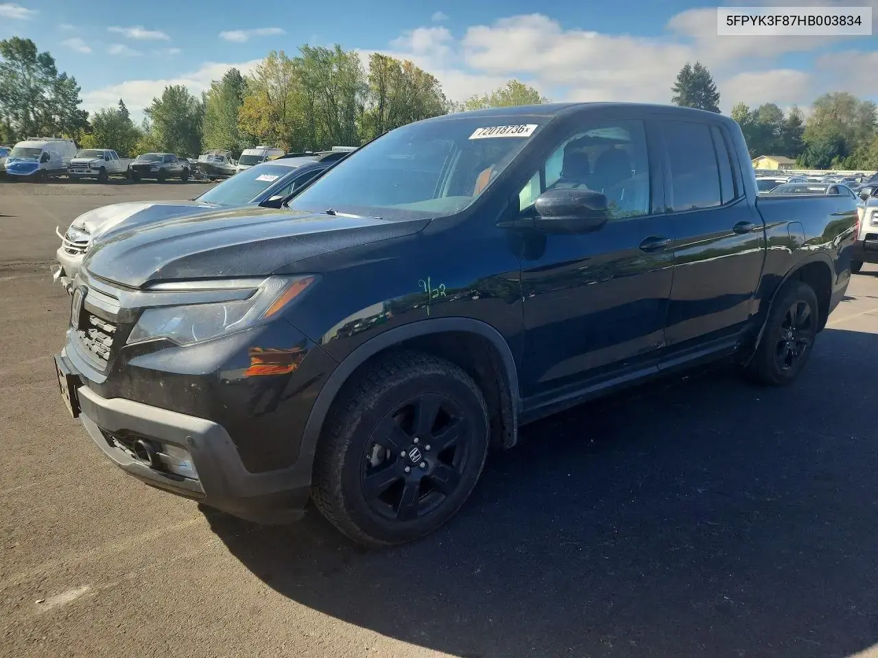 2017 Honda Ridgeline Black Edition
