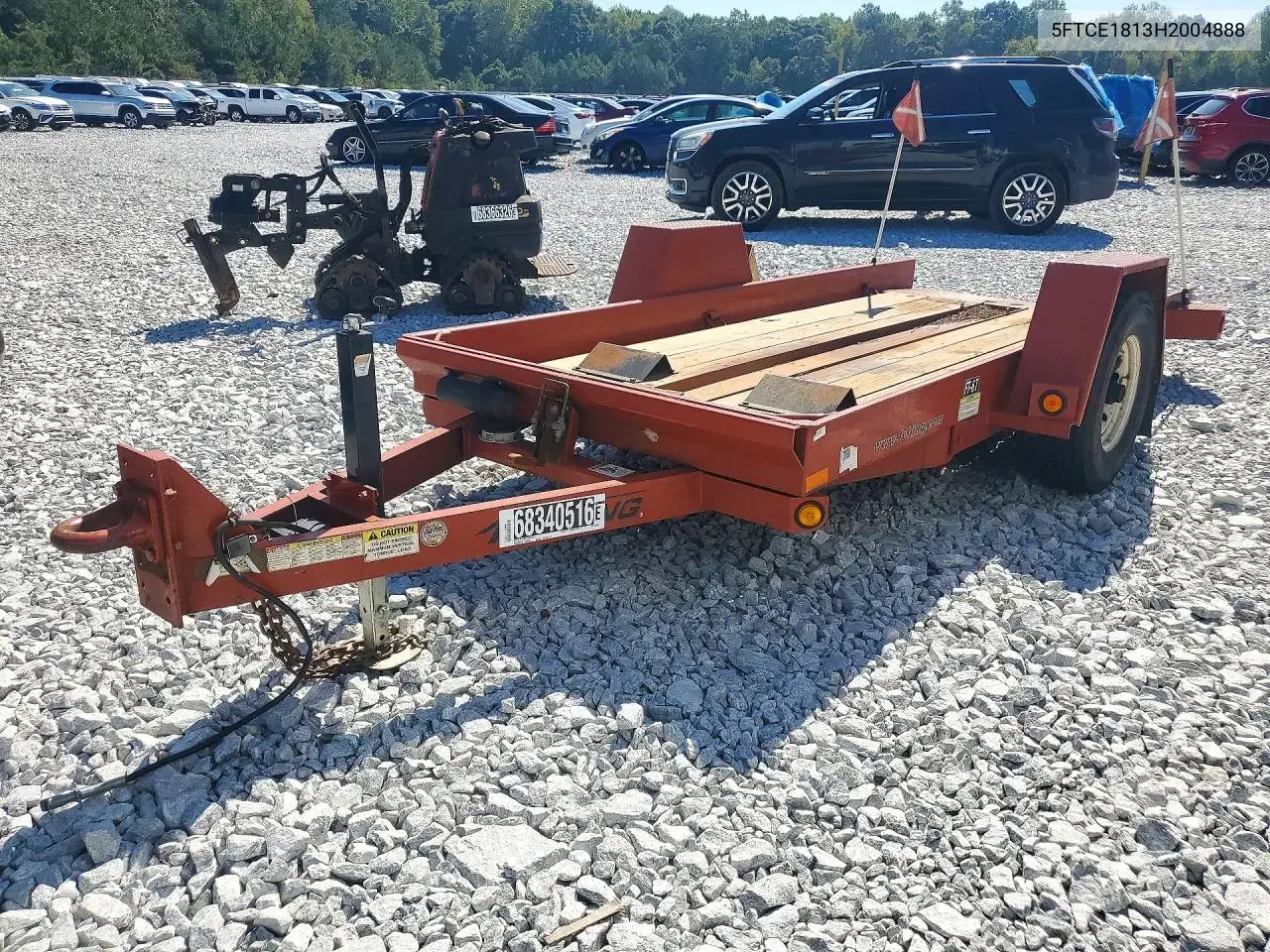 2017 Felling Tilt Deck Equipment Trailer