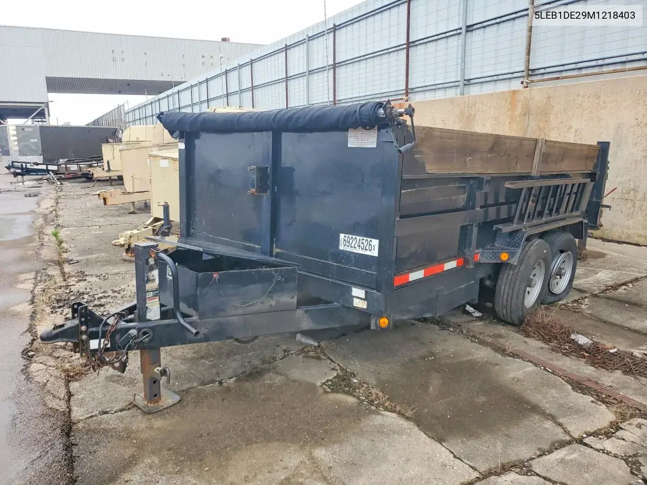 2021 Quality Steel 8314D14K Dump Trailer