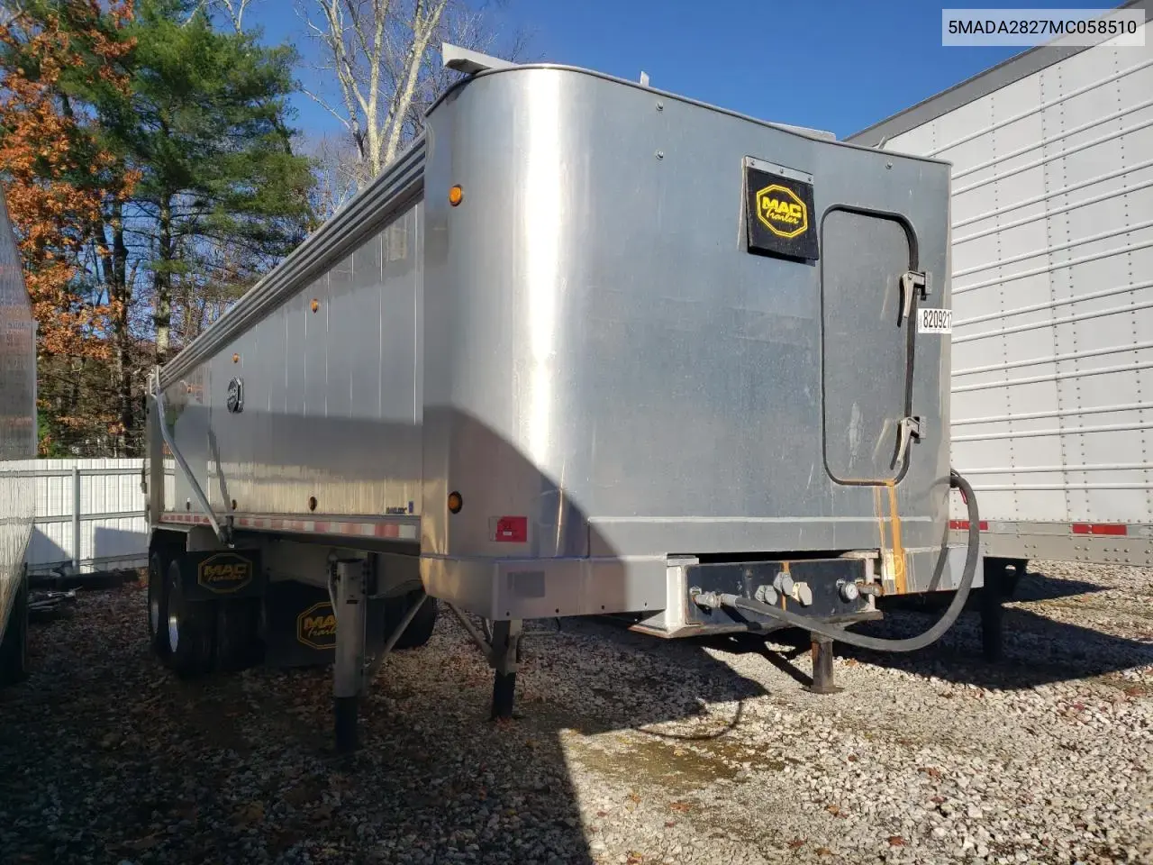 2021 Mac End Dump Trailer