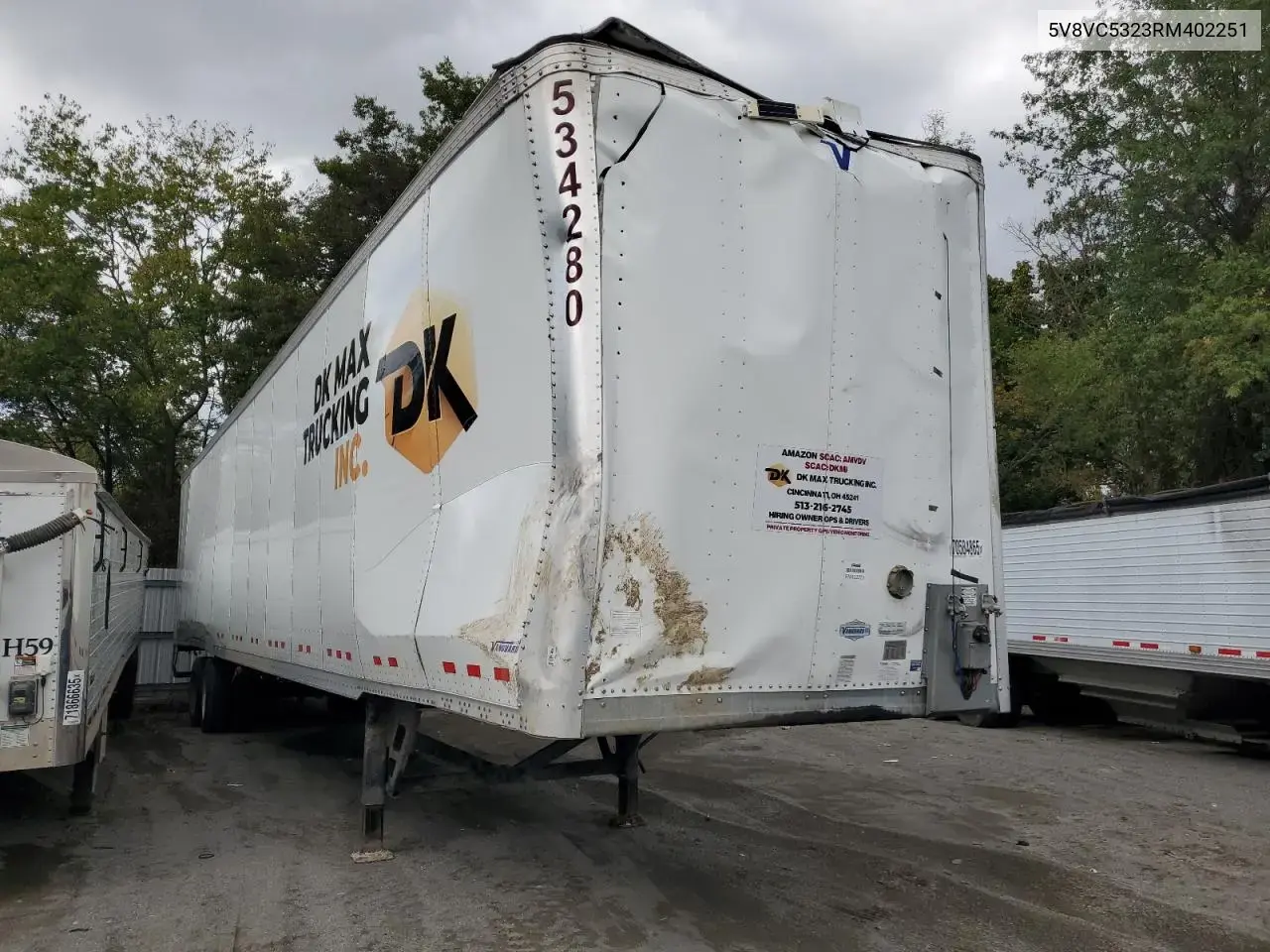 2024 Vanguard Dry Van Trailer