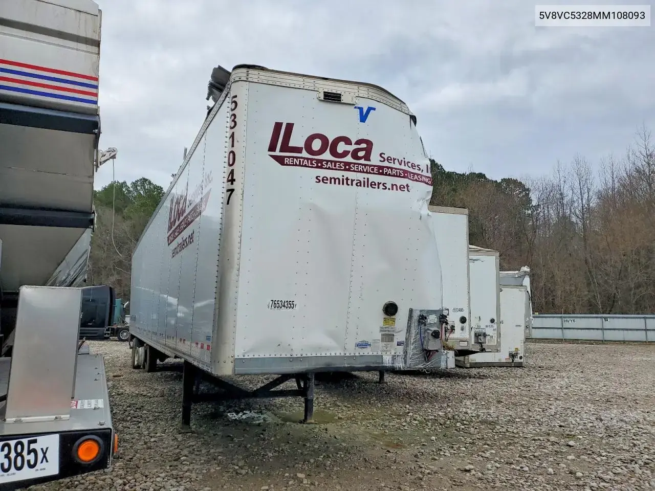 2021 Vanguard Vxp 53 Dry Van Trailer