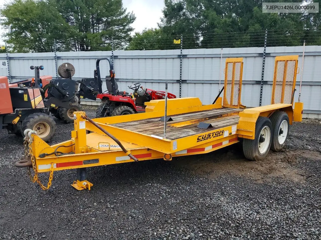 2020 Lucon 5T142Bw-Hdp Equipment Trailer