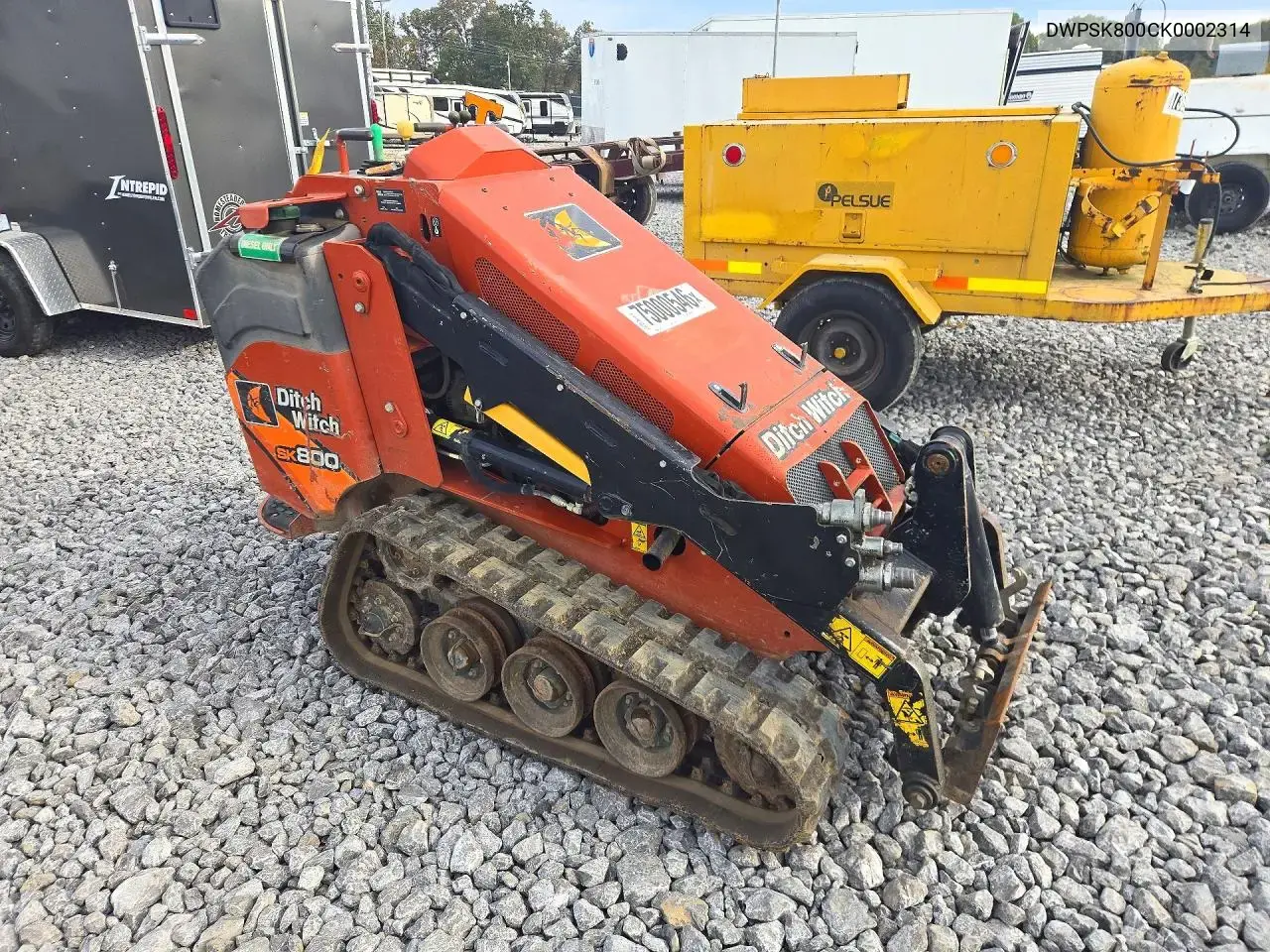 2019 Ditch Witch Sk800 Compact Utility Loader