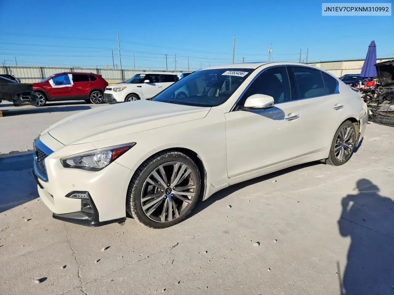 2022 Infiniti Q50 Sensory