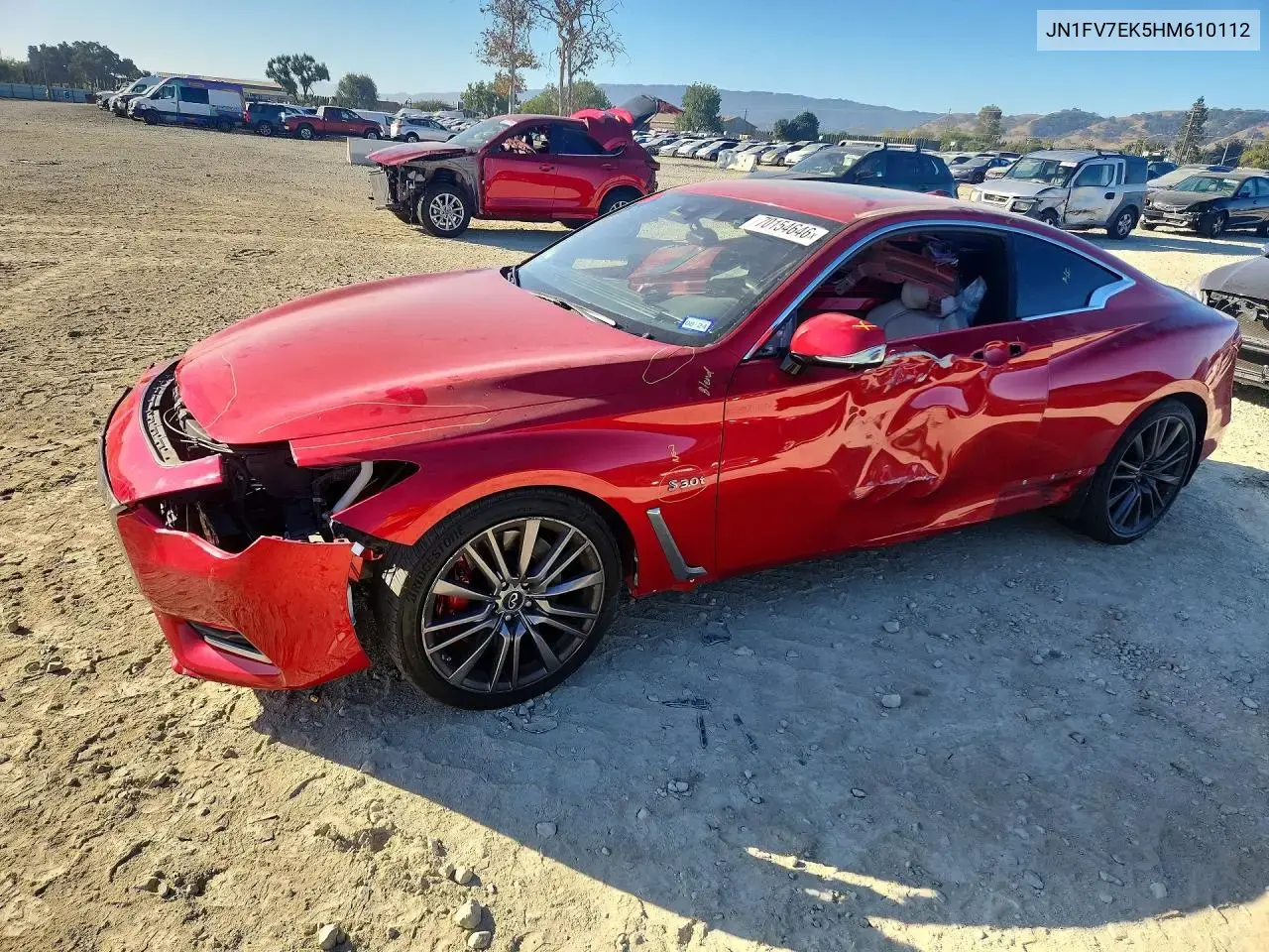 2017 Infiniti Q60 Red Sport 400