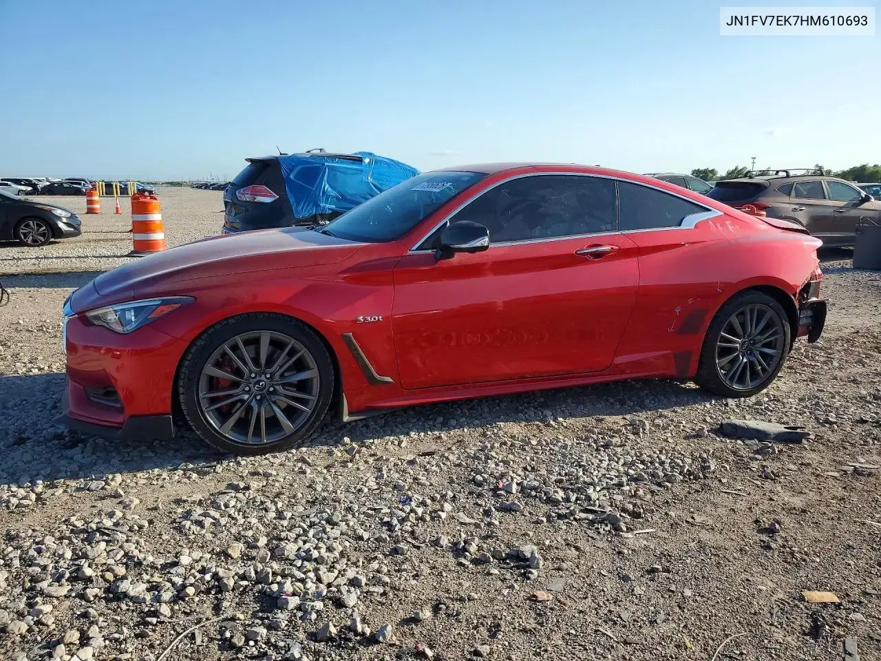 2017 Infiniti Q60 Red Sport 400