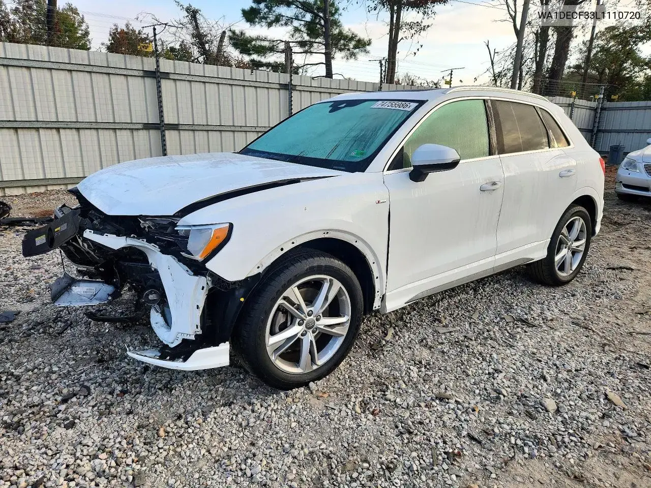2020 Audi Q3 Premium S Line