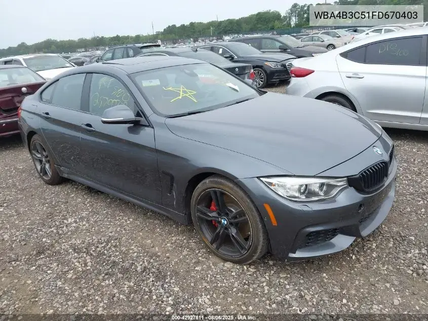 2015 BMW 435 Xi Gran Coupe