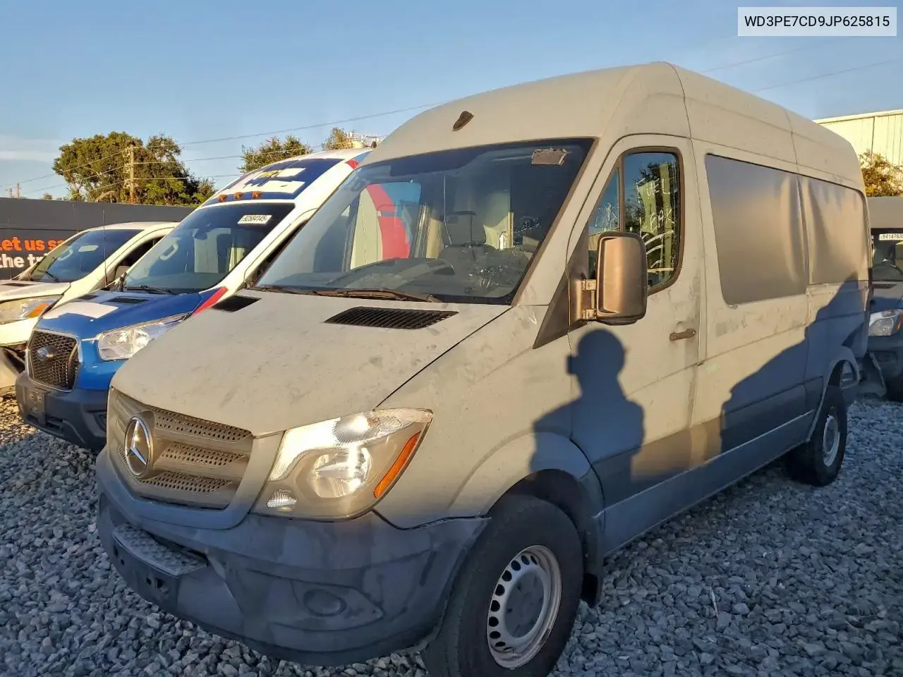 2018 Mercedes-Benz Sprinter 2500 3.0L V6 Tdsl Cargo Standard Roof