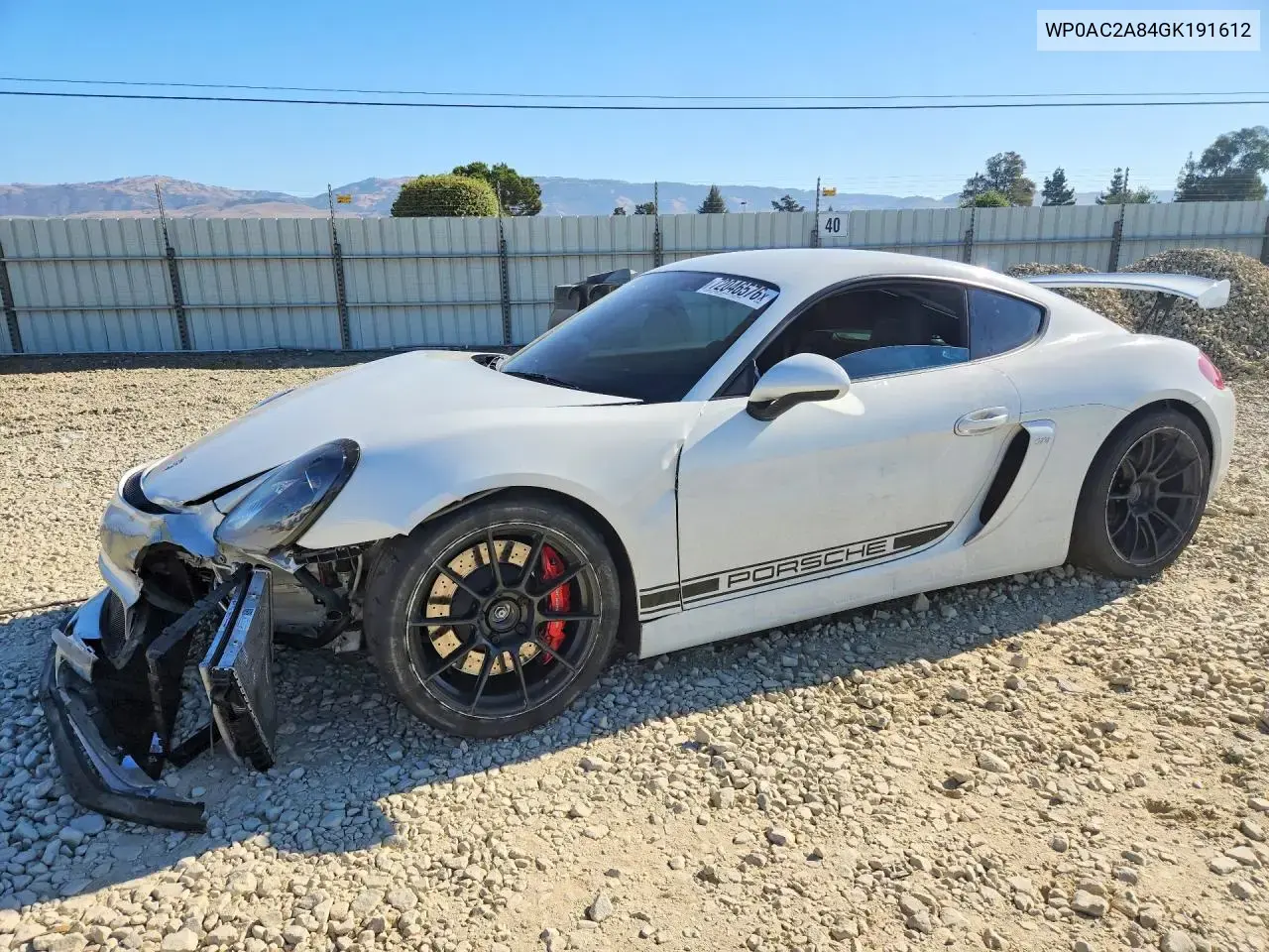 2016 Porsche Cayman Gt4