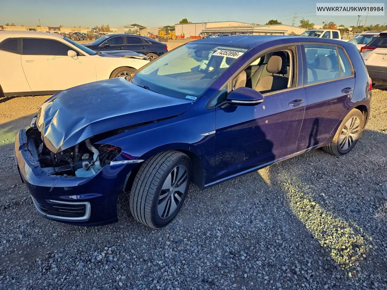 2019 Volkswagen E-Golf SE